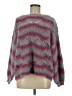 143 story Chevron-herringbone Purple Pullover Sweater Size M - photo 1