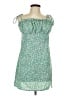 Shein 100% Polyester Print Green Casual Dress Size 12 - photo 1