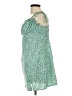Shein 100% Polyester Print Green Casual Dress Size 12 - photo 5