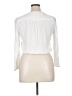 American Rag Cie White Long Sleeve Blouse Size XL - photo 2