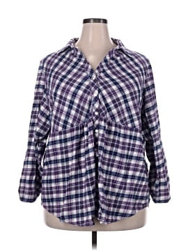 Lands' End 3/4 Sleeve Button Down Shirt