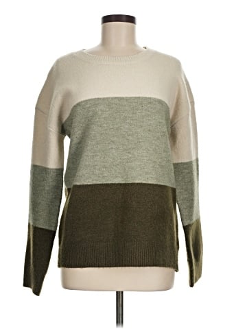 Hem & Thread Pullover Sweater (view 1)