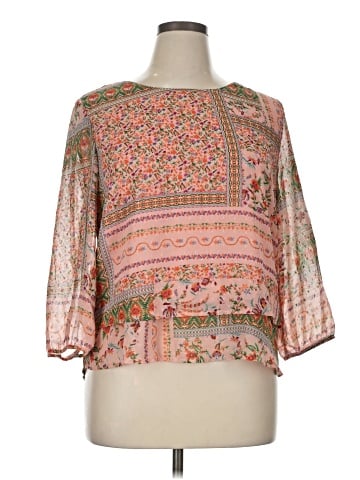 Collective Concepts 3/4 Sleeve Blouse (view 1)