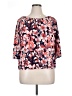 Amana Pink 3/4 Sleeve Blouse Size XL - photo 1