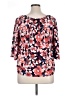 Amana Pink 3/4 Sleeve Blouse Size XL - photo 2