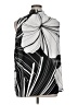 Worthington 100% Polyester Print Silver Sleeveless Blouse Size 1X - photo 2