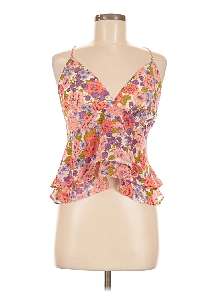 Pre-owned Astr Sleeveless Blouse In Orange