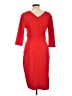 Knitee Red Cocktail Dress Size L - photo 2