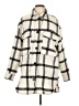 Sanctuary Checkered-gingham Ivory Coat Size L - photo 1