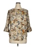Shein Curve Tan 3/4 Sleeve Blouse Size 0XL - photo 1