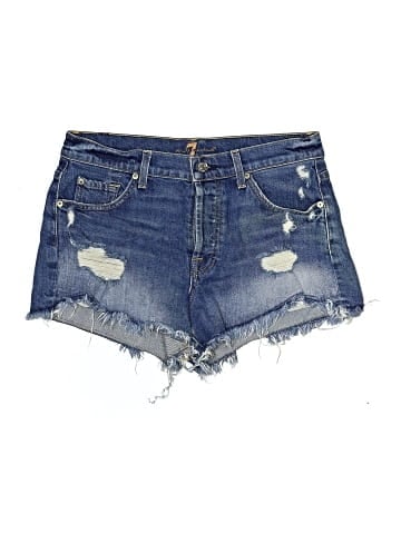 7 For All Mankind Denim Shorts (view 1)