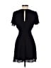 Express 100% Polyester Solid Black Casual Dress Size 4 - photo 2