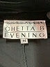 Chetta B Black Long Sleeve Top Size M - photo 7
