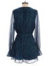 Lulus Metallic Blue Romper Size S - photo 2
