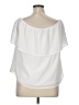 Colleen Lopez 100% Polyester White Short Sleeve Blouse Size 1X - photo 2