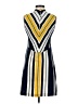 Zara Basic Stripes Yellow Casual Dress Size S - photo 2
