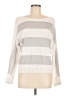 Liz Claiborne Stripes Ivory Pullover Sweater Size M - photo 1