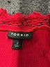 Torrid Red Long Sleeve Blouse Size 2X Plus (2) - photo 7