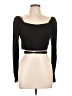 Louna Black Long Sleeve Top Size L - photo 1