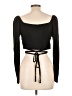 Louna Black Long Sleeve Top Size L - photo 2