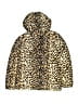 Justice 100% Polyester Animal Print Gold Snow Jacket Size 12 - 14 - photo 2