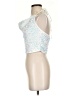Shein 100% Polyester Blue Tank Top Size 4 - photo 5