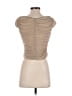 Super down Tan Short Sleeve Top Size S - photo 2