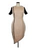 ASOS Color Block Tan Cocktail Dress Size 14 - photo 1