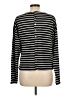 Assorted Brands Stripes Black Long Sleeve Top Size L - photo 2