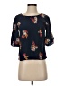 Madewell Floral Blue Short Sleeve Blouse Size XS - photo 1