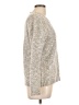 Roe Tweed Gray Pullover Sweater Size L - photo 4