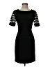 Cremieux 100% Polyester Graphic Black Cocktail Dress Size 2 - photo 1