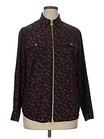 MICHAEL Michael Kors Long Sleeve Blouse (view 1)