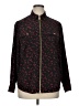 MICHAEL Michael Kors 100% Polyester Floral Burgundy Red Long Sleeve Blouse Size 0X - photo 1