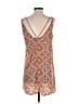 Bebop 100% Polyester Paisley Orange Casual Dress Size S - photo 2