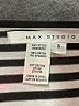 Max Studio Stripes White Short Sleeve T-Shirt Size S - photo 7