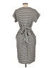 Unbranded Stripes White Gray Casual Dress Size L - photo 2