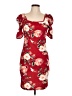 Shein Floral Red Cocktail Dress Size L - photo 1