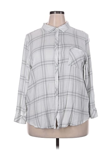 Well Worn 3/4 Sleeve Button-Down Shirt (view 1)