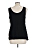 Sunny Leigh 100% Polyester Gold Sleeveless Blouse Size L - photo 2