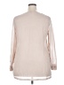 Poetry Tan Ivory Long Sleeve Blouse Size XXL (estimated) - photo 2