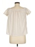 Miami Ivory Short Sleeve Blouse Size M - photo 2