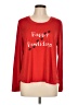 Simple Red Long Sleeve T-Shirt Size L - photo 1