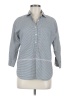 J.Crew Stripes Gray 3/4 Sleeve Button-Down Shirt Size 6 - photo 1