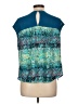 Westbound 100% Rayon Teal Short Sleeve Top Size L (petite) - photo 2