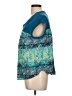 Westbound 100% Rayon Teal Short Sleeve Top Size L (petite) - photo 5