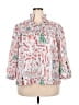 Unbranded White 3/4 Sleeve Blouse Size XXL - photo 1