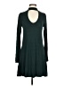 Express Solid Green Casual Dress Size S - photo 1