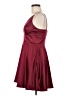 B. Smart 100% Polyester Solid Burgundy Cocktail Dress Size 9 - photo 5