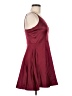 B. Smart 100% Polyester Solid Burgundy Cocktail Dress Size 9 - photo 4